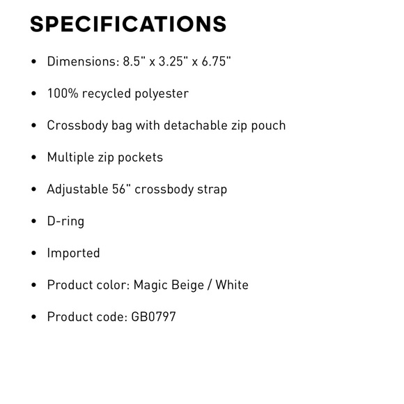 NEW Adidas Originals Puffer and Pouch Crossbody Bag - Picture 14 of 14